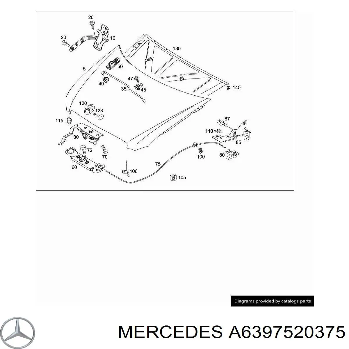 Купить A6397520375 Mercedes 