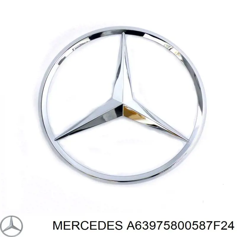 Фирменный значок Mercedes A63975800587F24 цена, от 41.02 USD