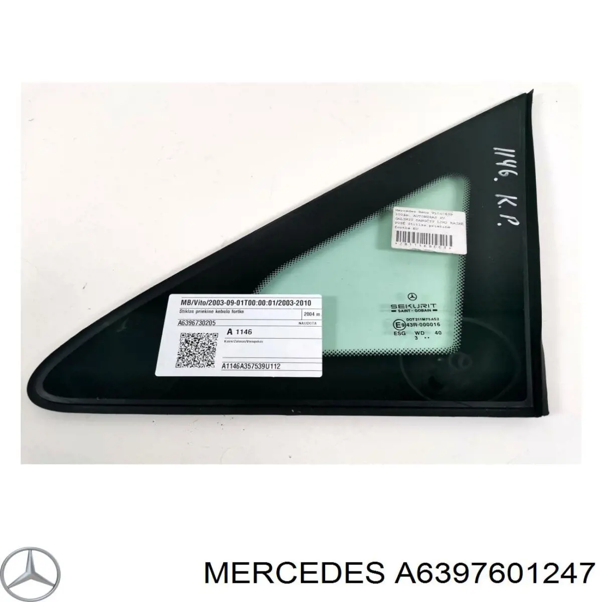 Ролик двери боковой (сдвижной) левый верхний Mercedes 6397601247 цена, от 577.50 UAH