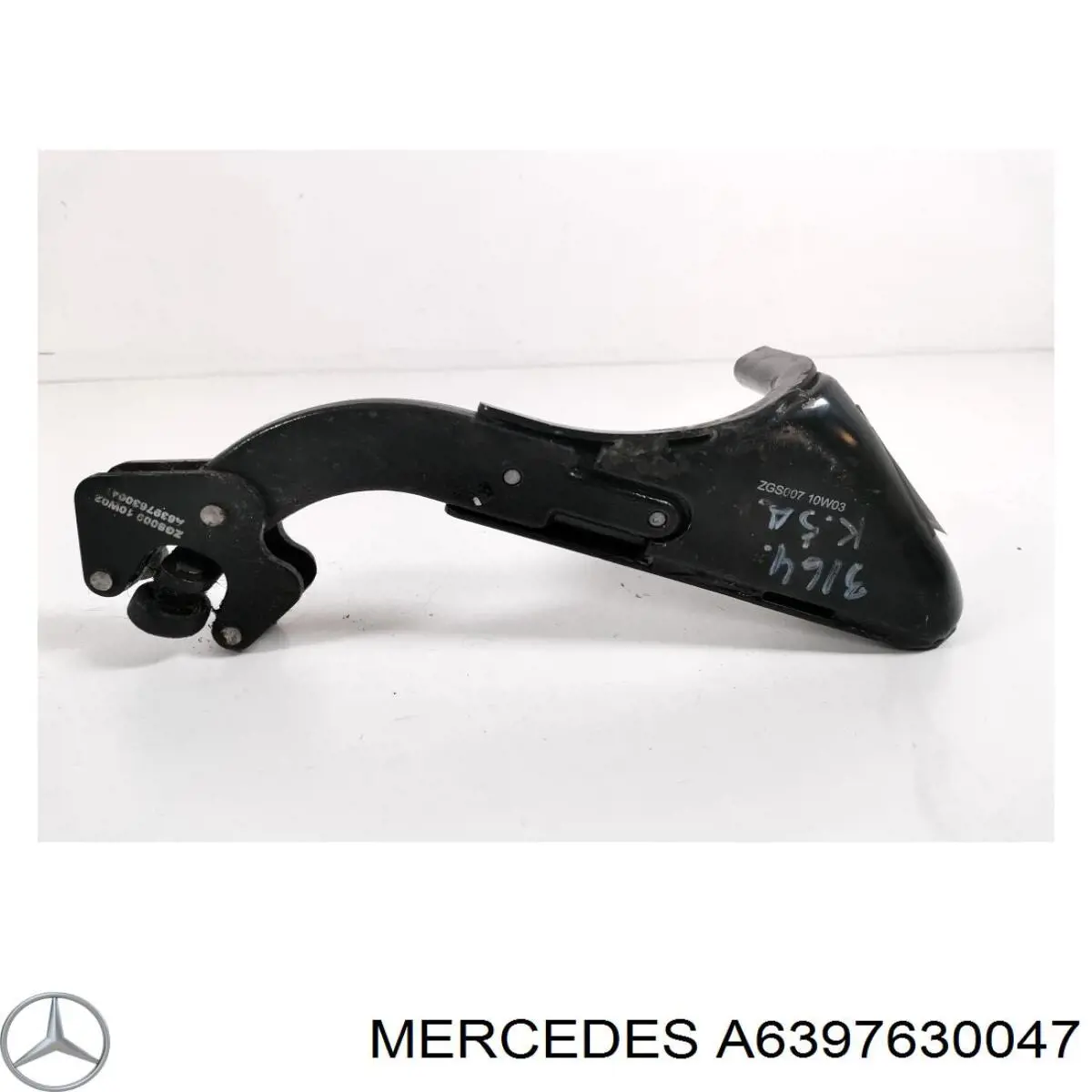 Ролик двери боковой (сдвижной) левый нижний Mercedes A6397630047 цена, от 30.74 USD