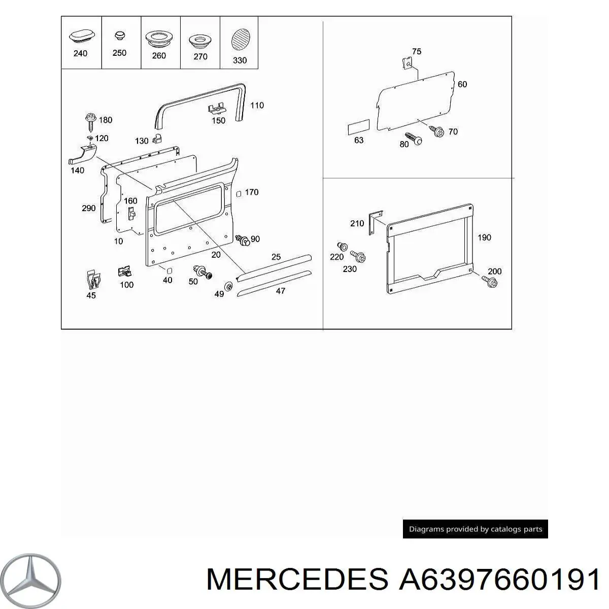 A6397660191 Mercedes 