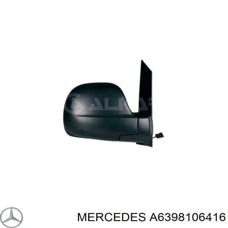 Правое зеркало A6398106416 Mercedes