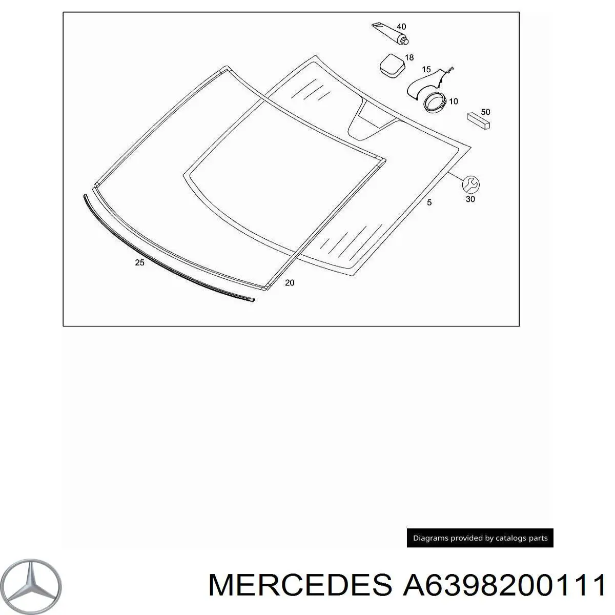 A6398200111 Mercedes датчик закрывания дверей (концевой выключатель, сдвижной двери, на кузове)