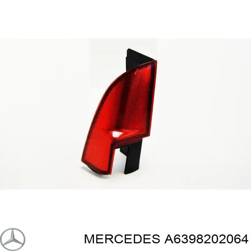Фонарь задний левый верхний Mercedes A6398202064 цена, от 8.89 USD