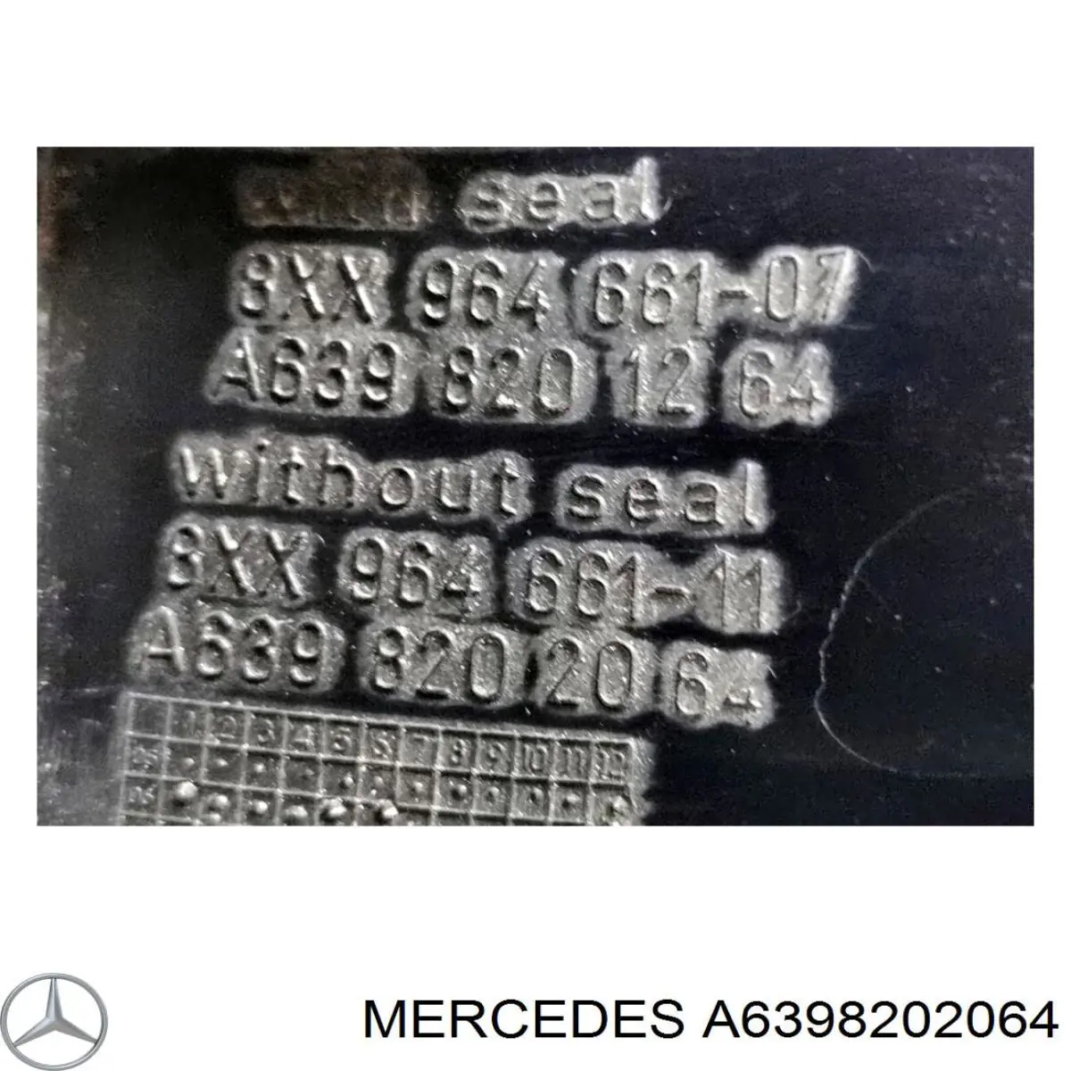 Купить A6398202064 Mercedes Фонарь задний левый верхний