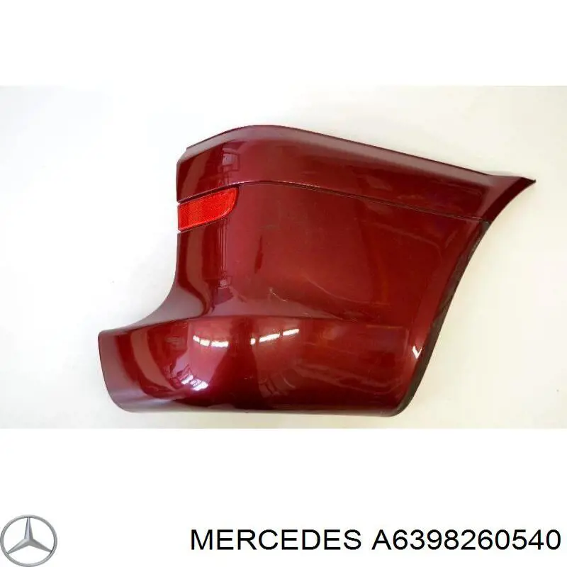 Отражатель бампера заднего правый Mercedes A6398260540 цена, от 6.21 USD