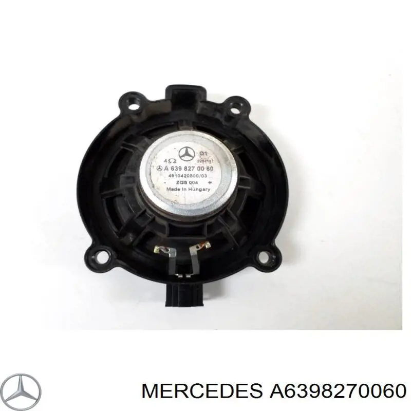 Купить A6398270060 Mercedes Динамик передней двери