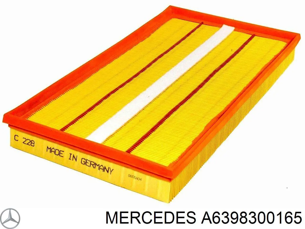Купить A6398300165 Mercedes Фильтр салона угольный