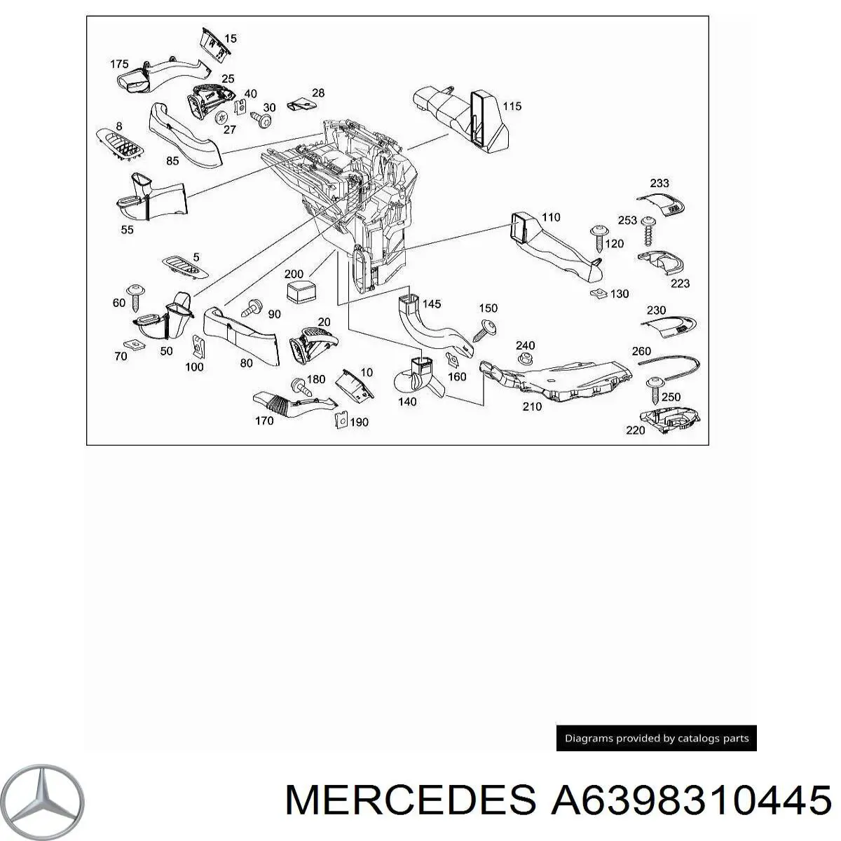 A6398310445 Mercedes 