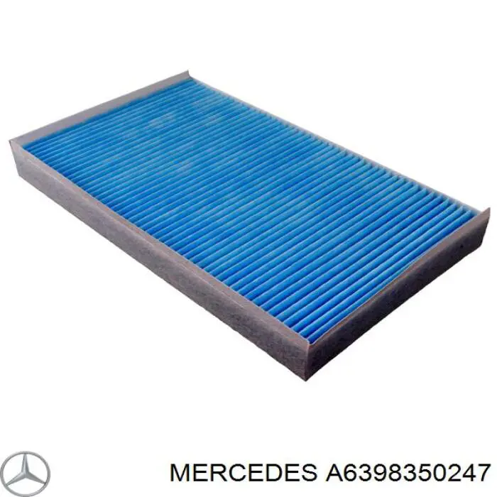 Фильтр воздушный отопителя Mercedes A6398350247 цена, от 7.81 USD