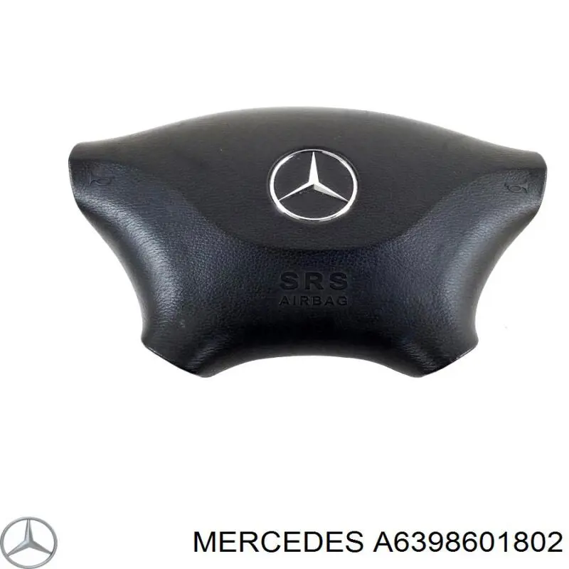 63986018029B51 Mercedes Подушка безопасности водителя