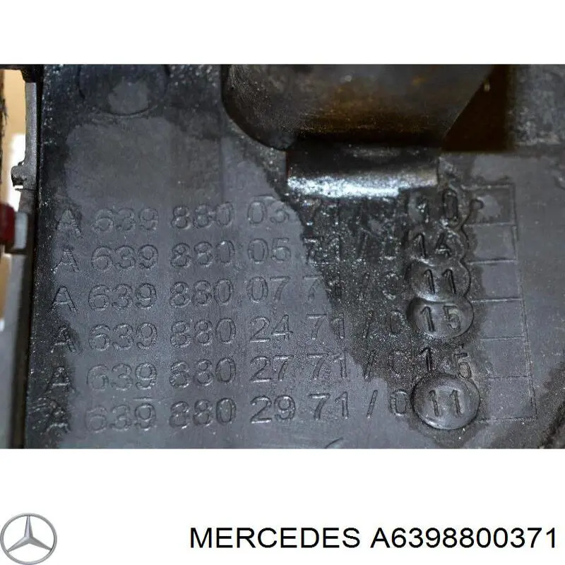 Бампер задний Mercedes A6398800371