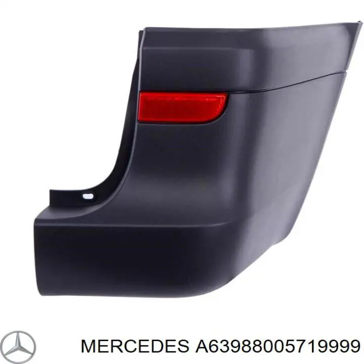 Бампер задний Mercedes A63988005719999 цена, от 98.30 USD