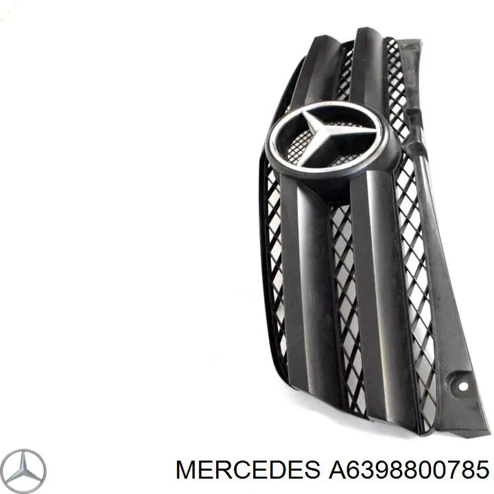 6398800785 Mercedes Решетка радиатора