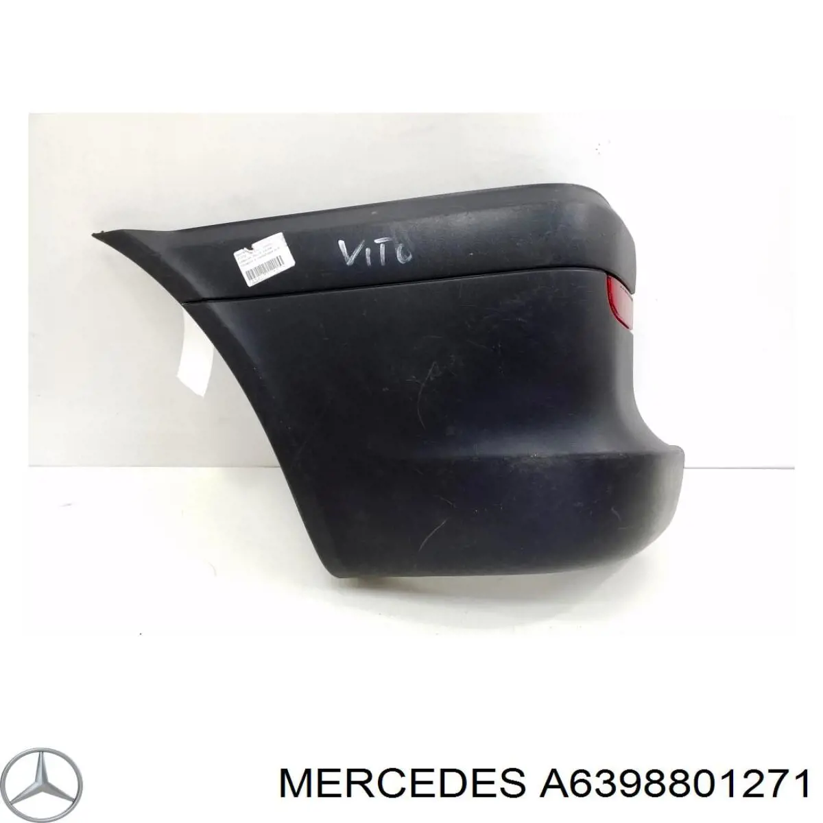 Купить A6398801271 Mercedes Бампер задний, левая часть
