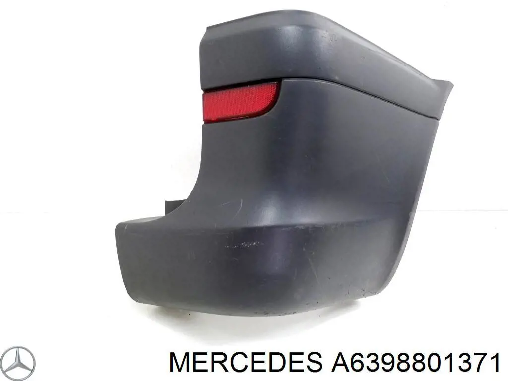 Бампер задний, правая часть Autotechteile 1208880 цена, от 29.20 USD