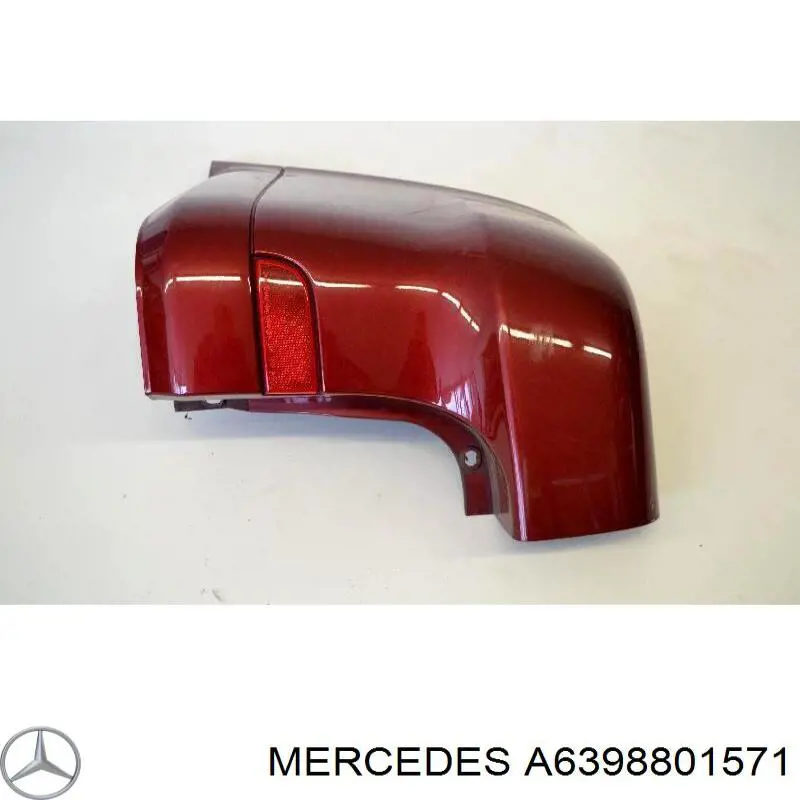 Купить A6398801571 Mercedes Бампер задний, правая часть