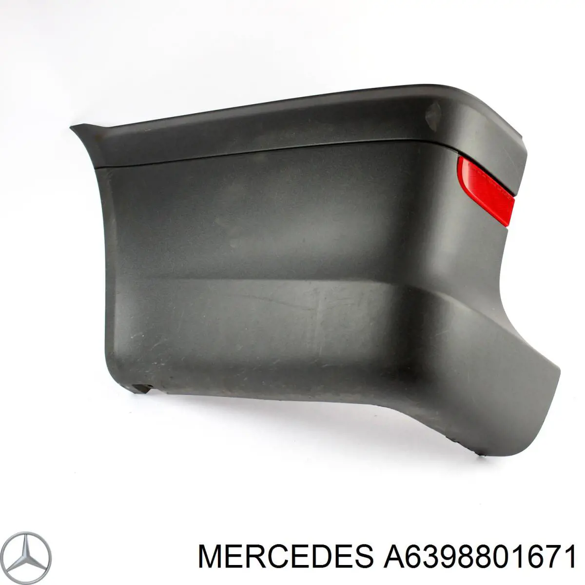A6398801671 Mercedes Клык заднего бампера левый