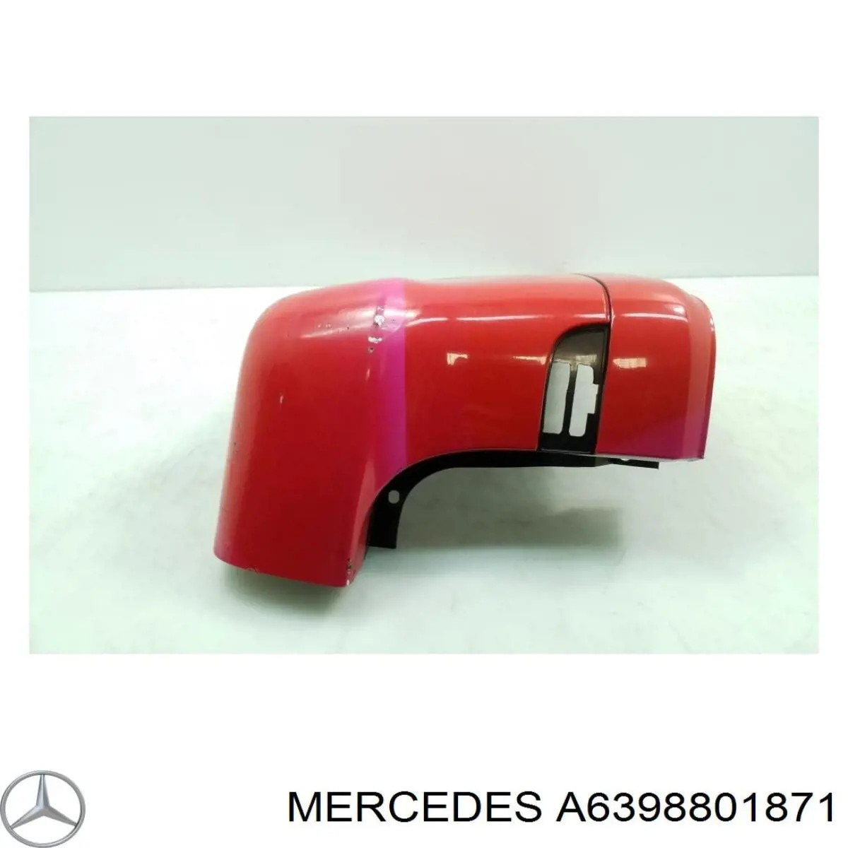 Бампер задний, левая часть Mercedes A6398801871