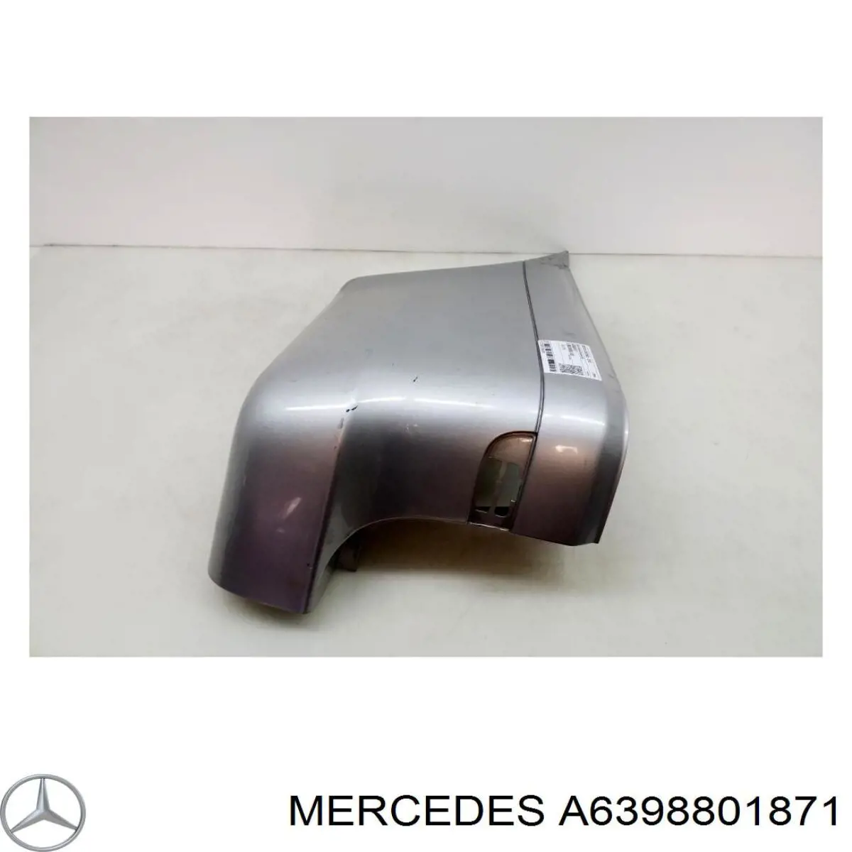 Купить A6398801871 Mercedes Бампер задний, левая часть
