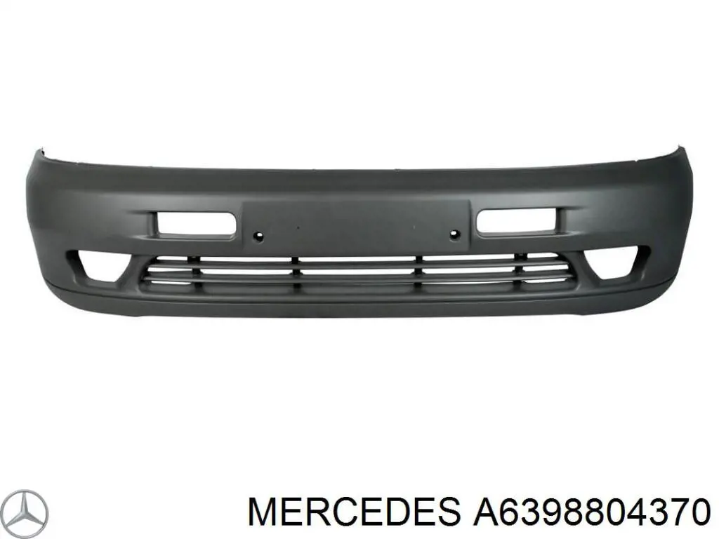 A6398804370 Mercedes передний бампер
