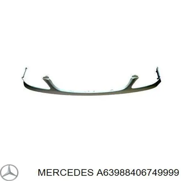 A63988406749999 Mercedes бампер передний, верхняя часть