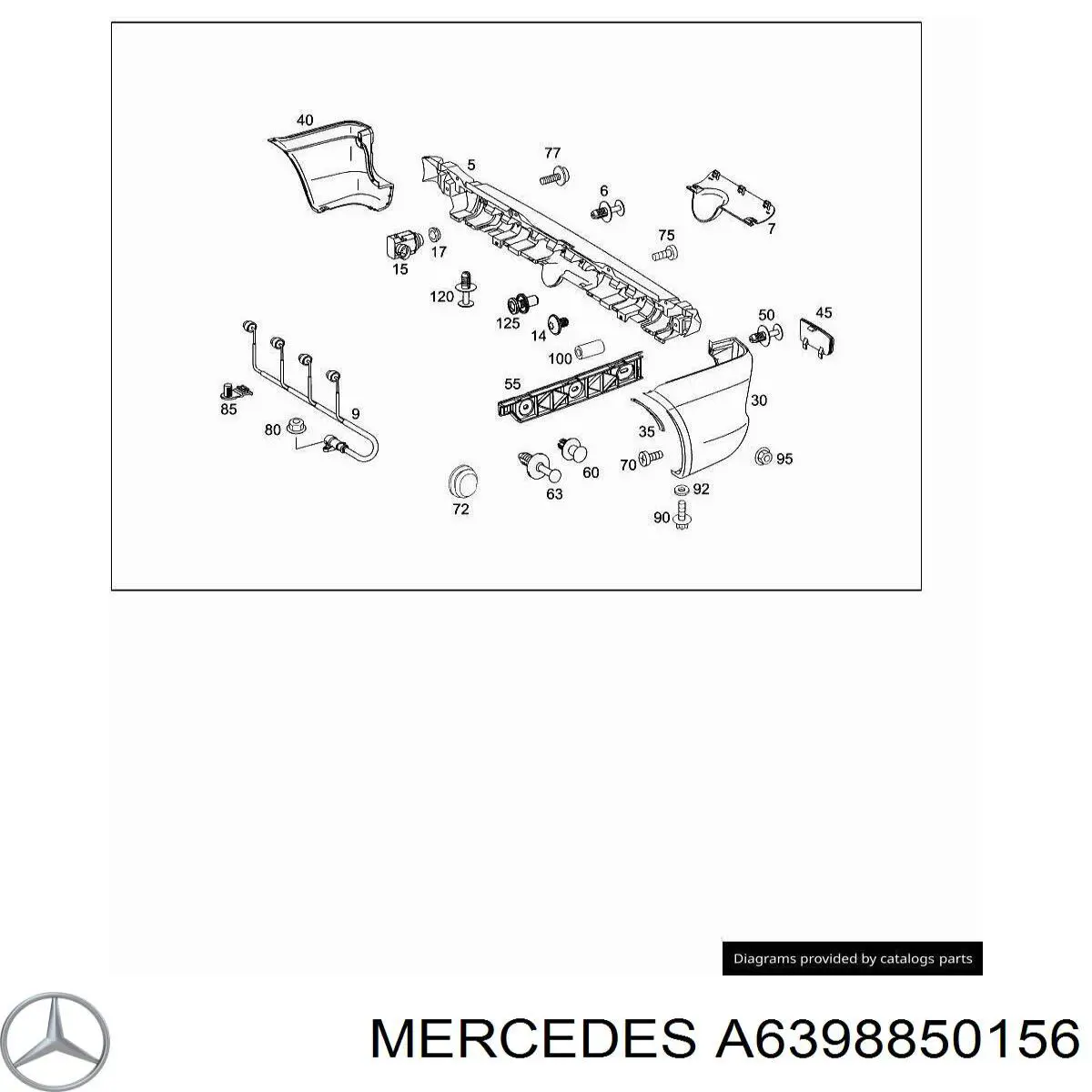  Mercedes A6398850156 цена, от 5.08 USD