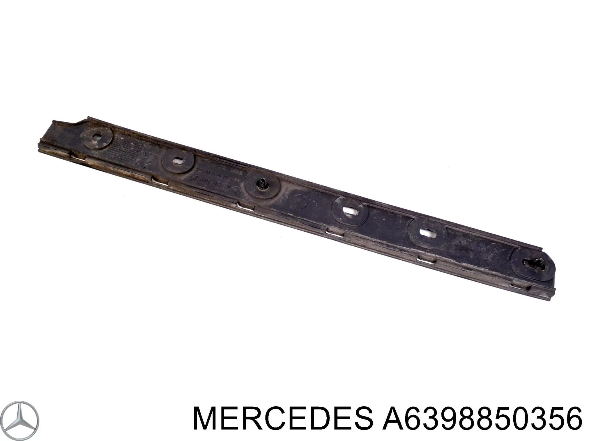 Купить A6398850356 Mercedes Направляющая заднего бампера левая