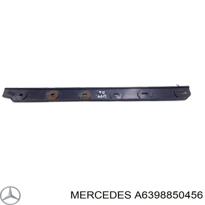 Купить A6398850456 Mercedes Направляющая заднего бампера правая
