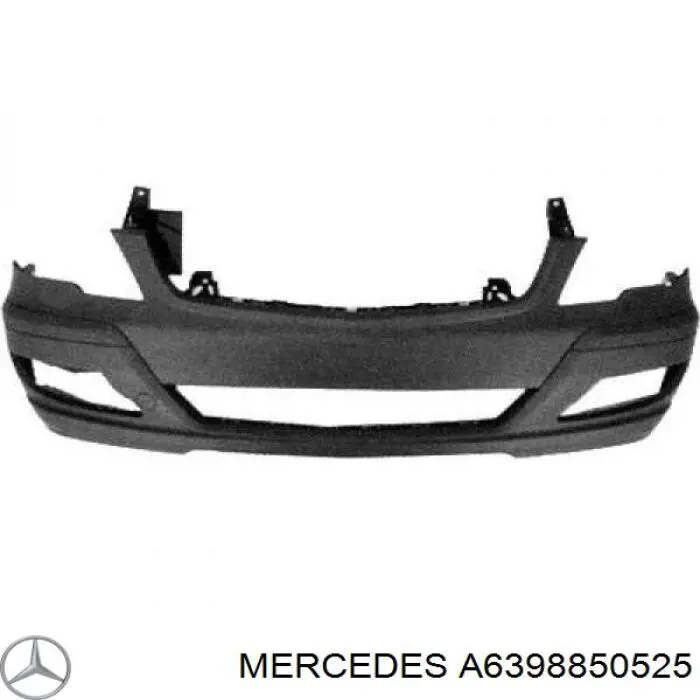 Передний бампер A6398850525 Mercedes