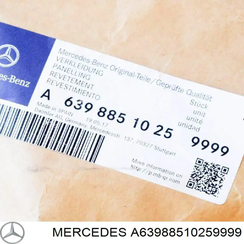 Бампер на авто Mercedes A63988510259999 цена, от 284.53 USD