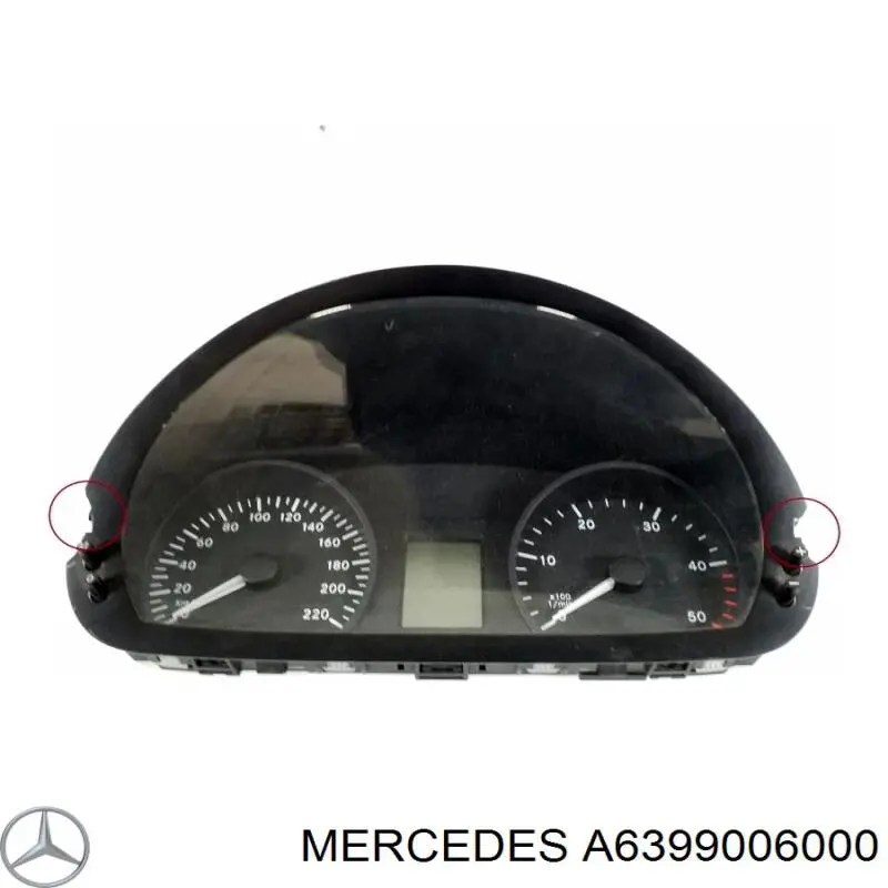 Приборная доска (щиток приборов) Mercedes A6399006000 цена, от 38.01 USD