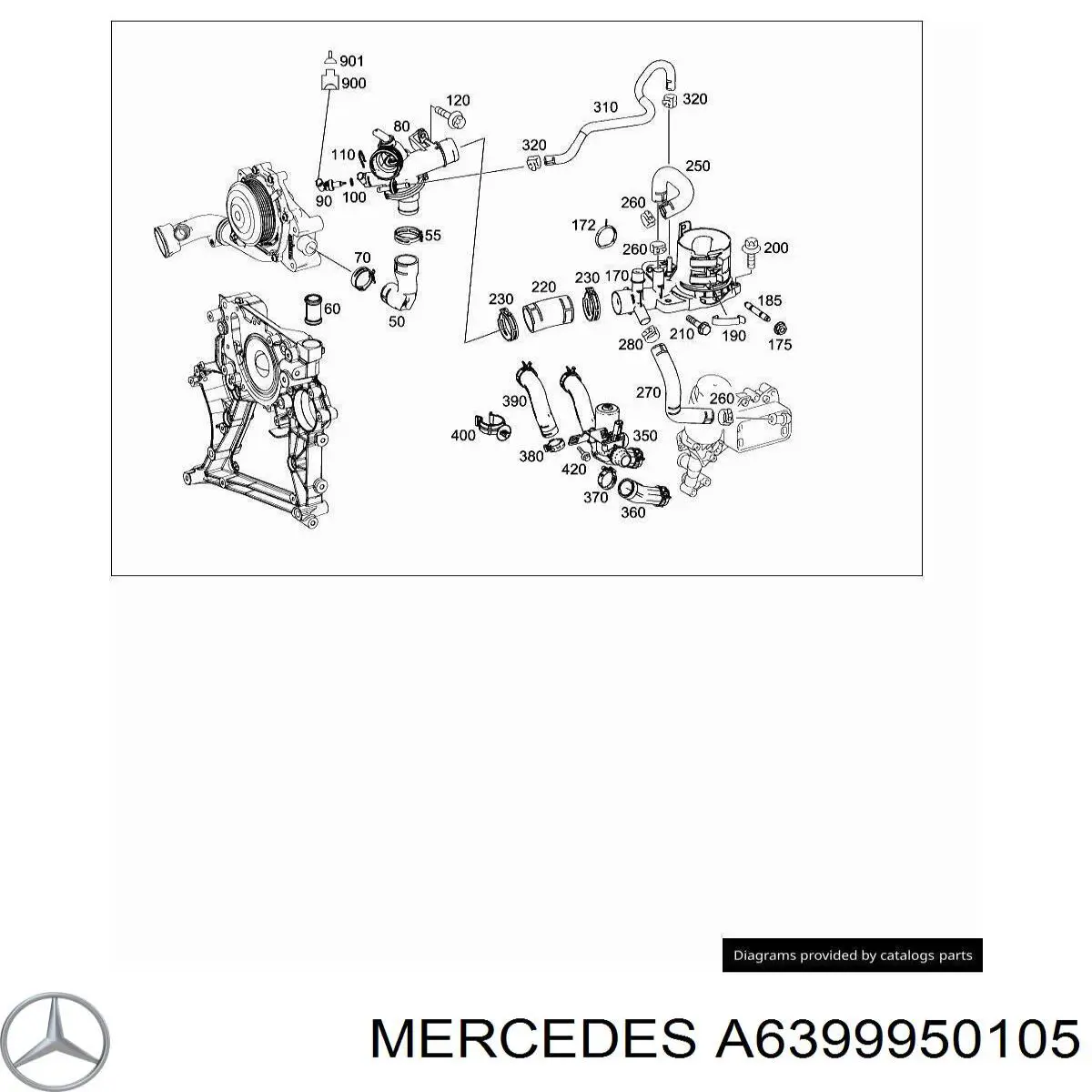 Купить A6399950105 Mercedes 
