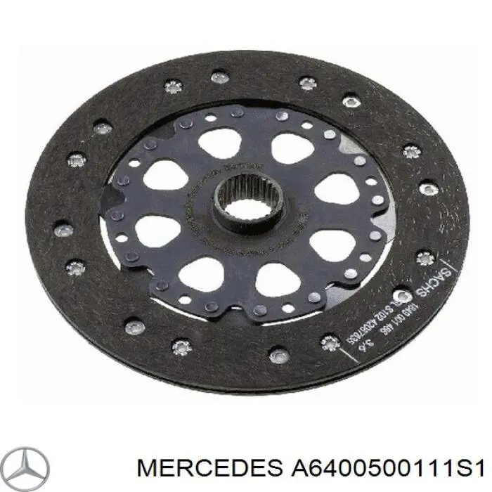 A6400500111S1 Mercedes Комплект цепи
