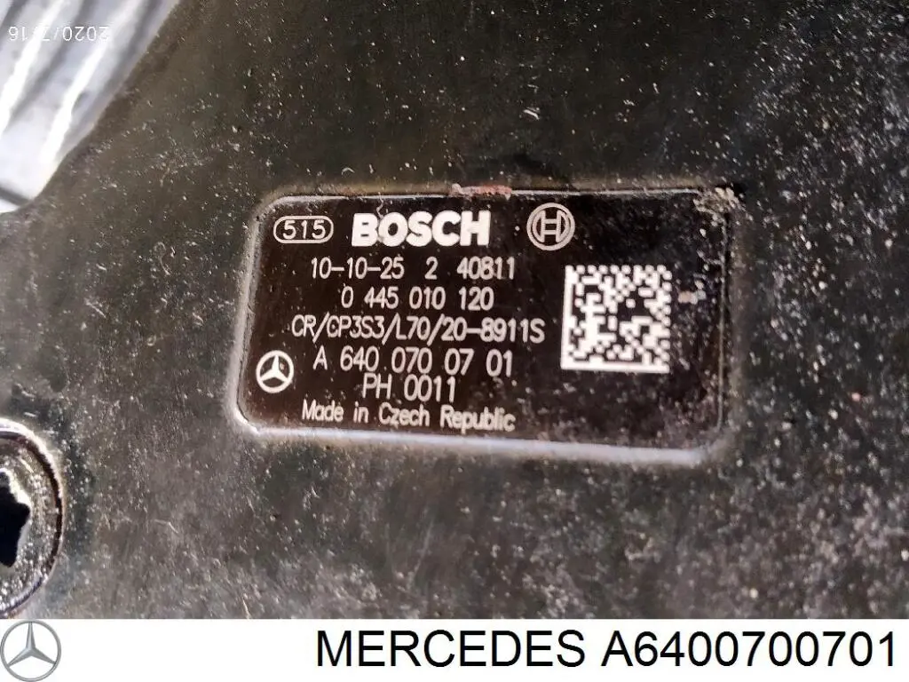 Насос топливный высокого давления (ТНВД) Mercedes A6400700701 цена, от 106.42 USD