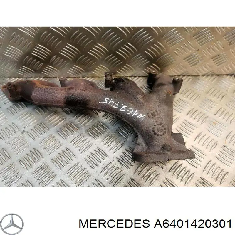 Tubo coletor de escape para Mercedes B  W245