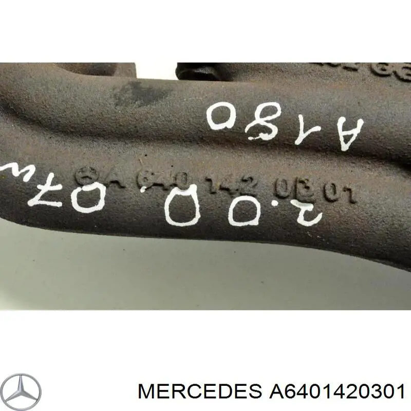 Tubo coletor de escape Mercedes B  W245