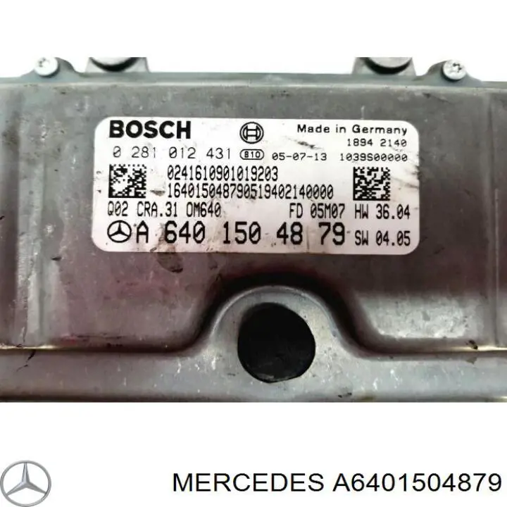 ЭБУ двигателем Mercedes A6401504879 цена, от 84.65 USD
