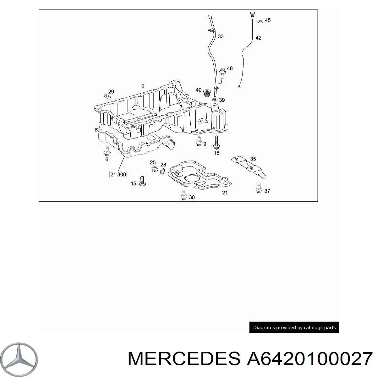 A6420100027 Mercedes Картер масляный