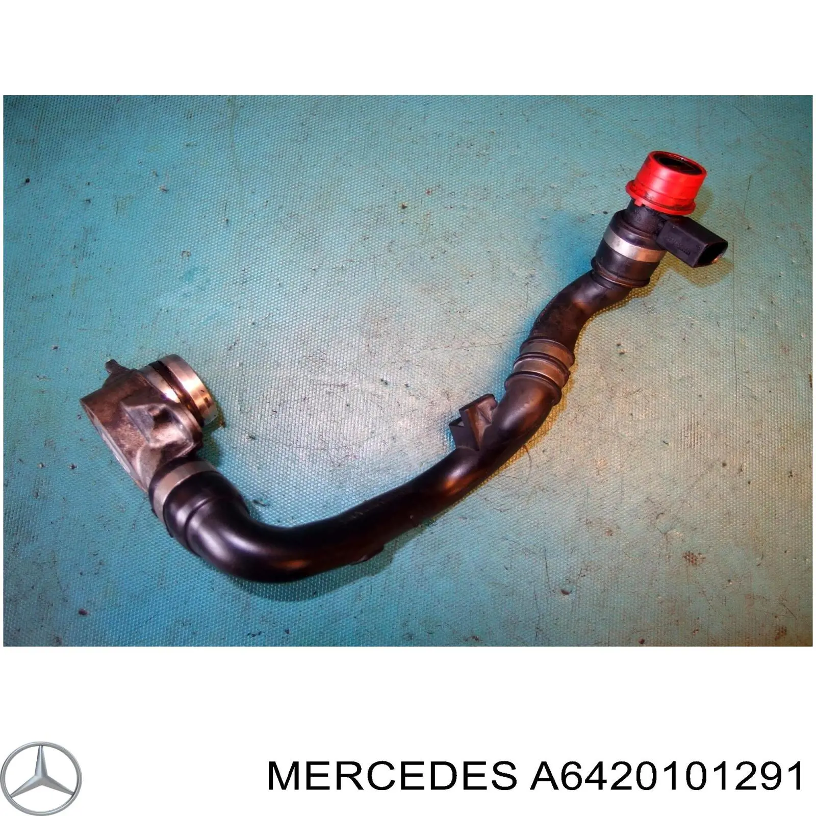 A6420101291 Mercedes cano derivado do sistema de recirculação dos gases de escape egr