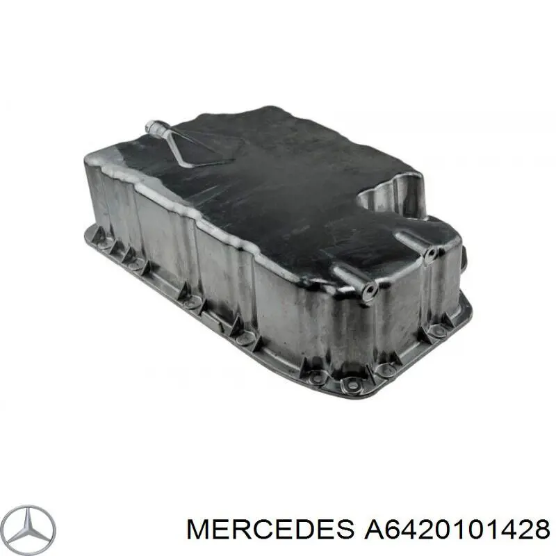 A6420101428 Mercedes panela de óleo de cárter do motor, parte inferior