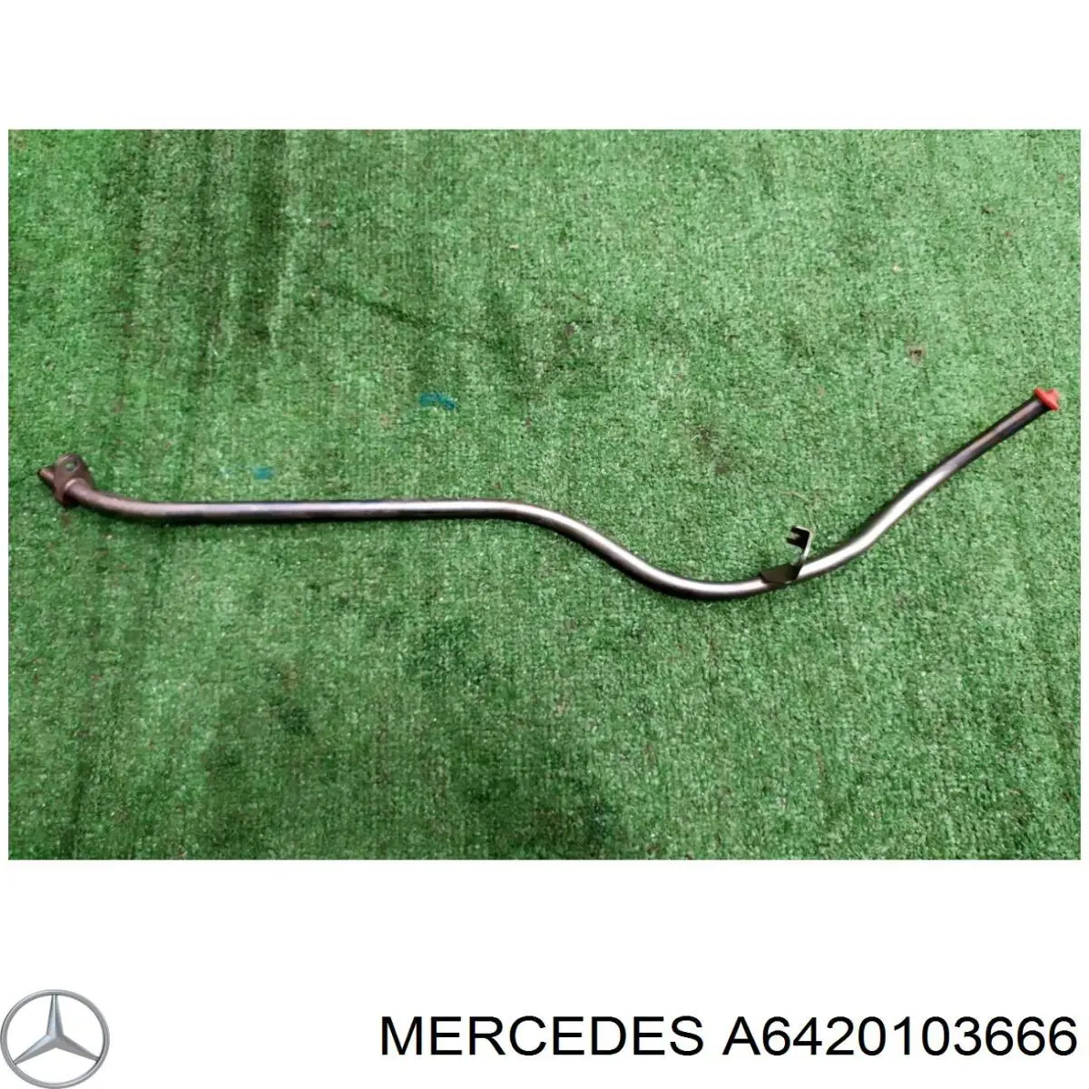Направляющая щупа-индикатора уровня масла в двигателе на Mercedes GL-Class (X166)