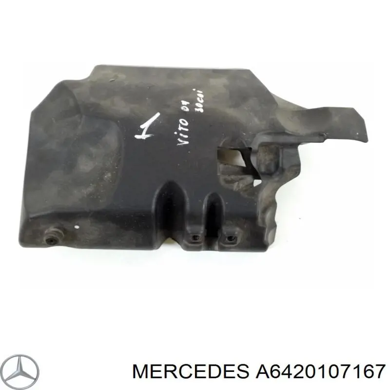 A6420107167 Mercedes tampa de motor decorativa