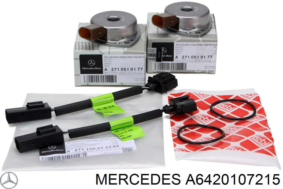 Brida del separador de aceite de ventilación del cárter A6420107215 Mercedes