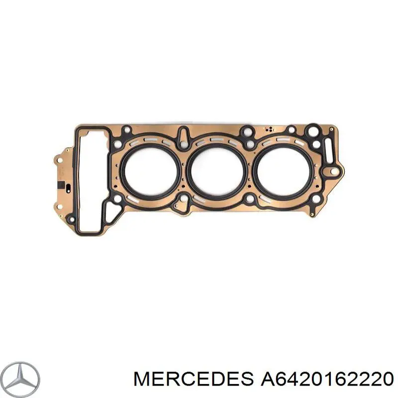 Прокладка головки блока цилиндров (ГБЦ), левая Mercedes A6420162220 цена, от 52.08 USD