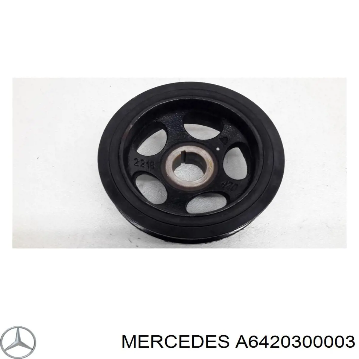 Шкив коленвала (демпфер) Mercedes A6420300003 цена, от 22.86 USD