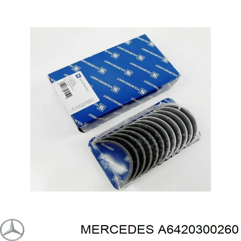 Шатунные вкладыши коленчатого вала Mercedes A6420300260 цена, от 52.66 USD