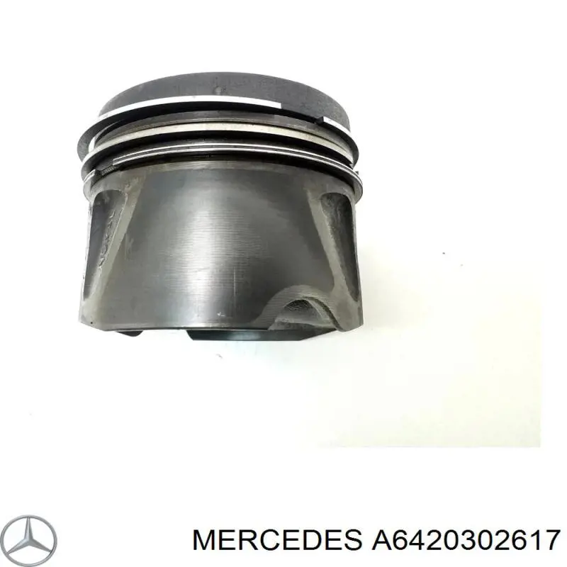 Поршня на 1 цилиндр, STD Mercedes A6420302617