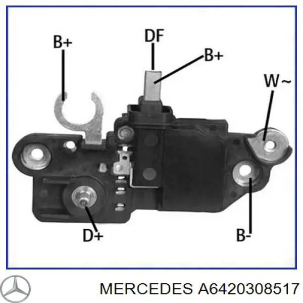 Поршня на 1 цилиндр, STD Mercedes A6420302118