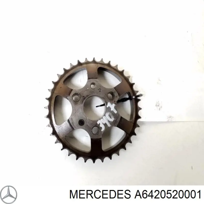 Engrenagem de cadeia de roda dentada da árvore distribuidora esquerda de escape de motor para Mercedes E (W211)
